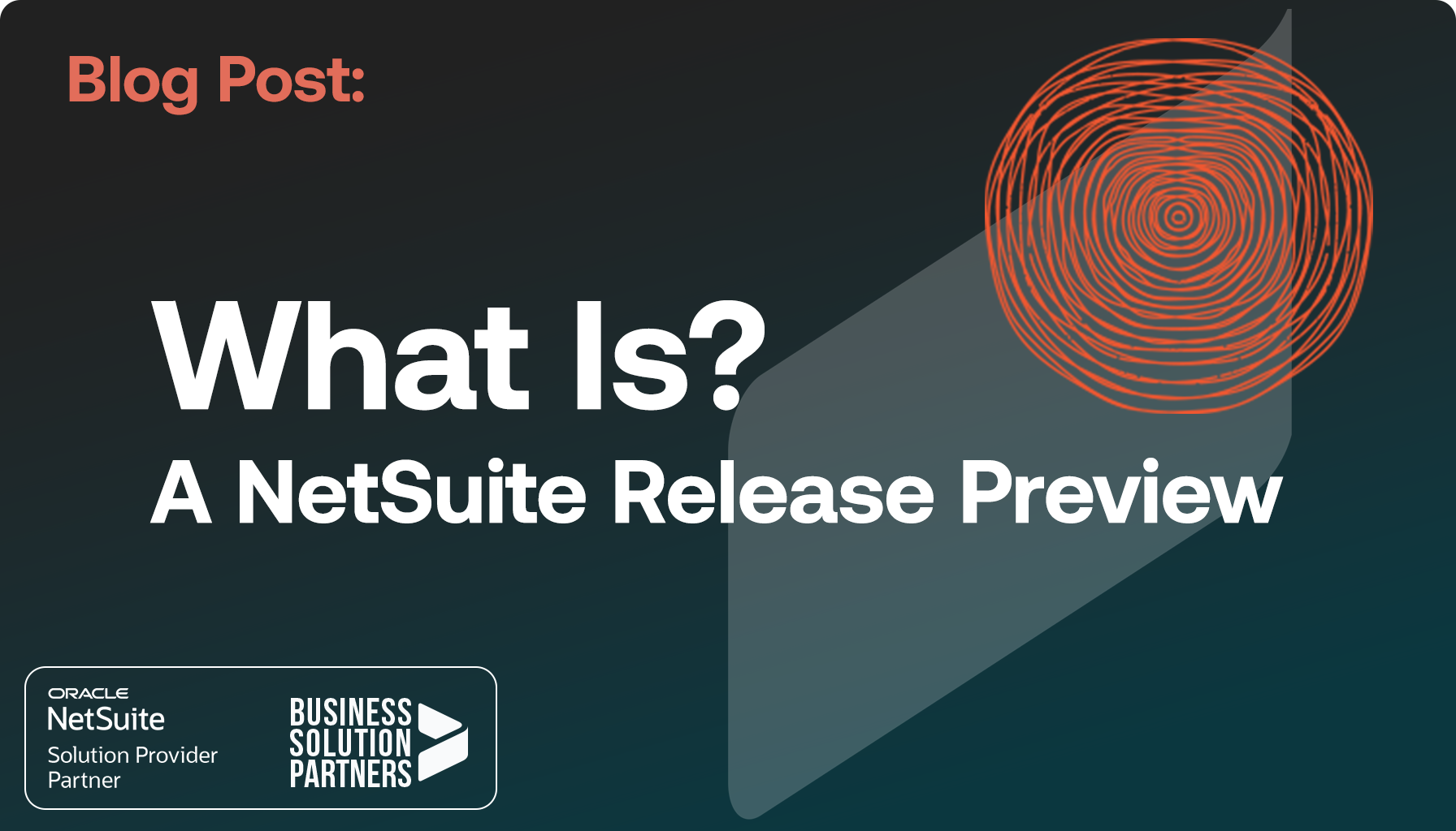 Blog Titlecard: What is a NetSuite Release Preview?