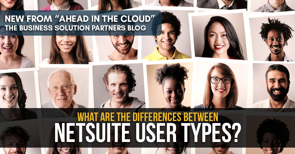 Read Our Blog Post: What are the differences between NetSuite User Types?