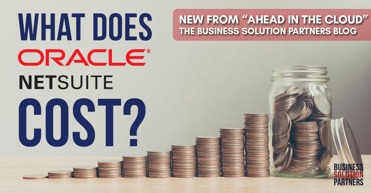 What does Oracle NetSuite cost?