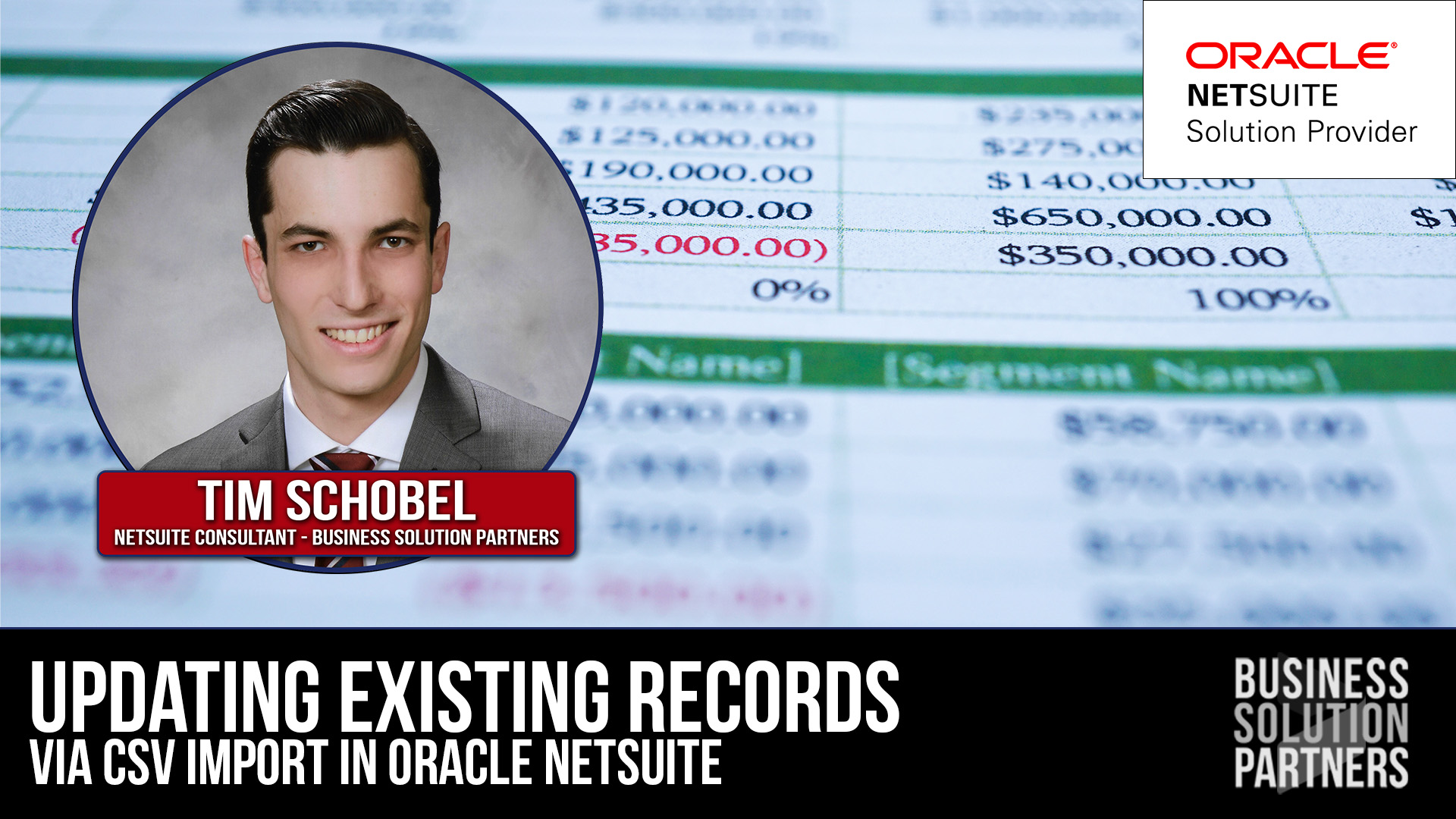 Updating Existing Records via CSV Import in Oracle NetSuite - A Tutorial