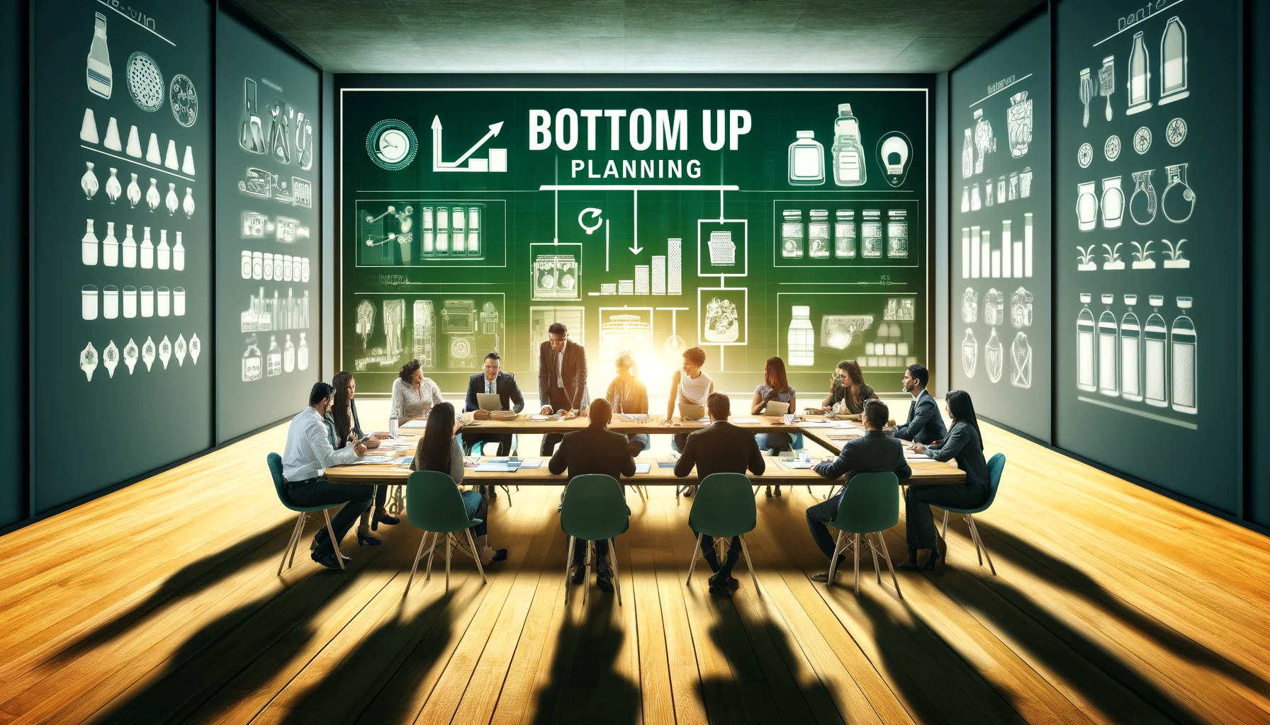 What are the advantages of Bottom-Up Planning for CPG?