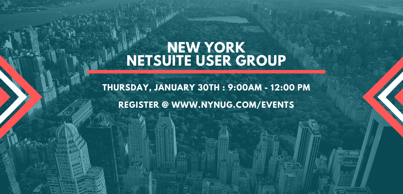 2020 Q1 NY NetSuite User Group