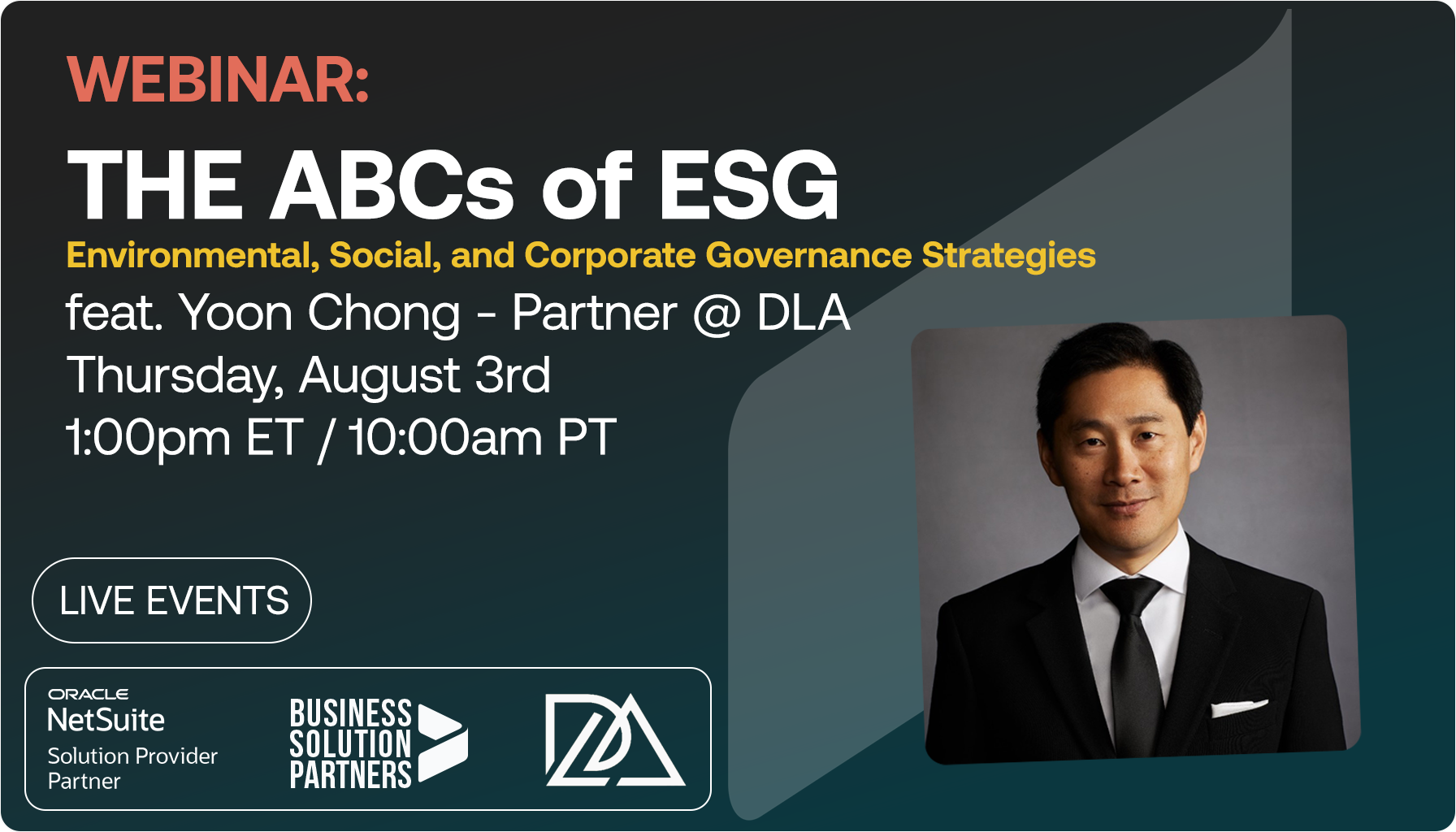 Join BSP and DLA for The ABCs of ESG - A webinar about Environmental, Social and Corporate Governance