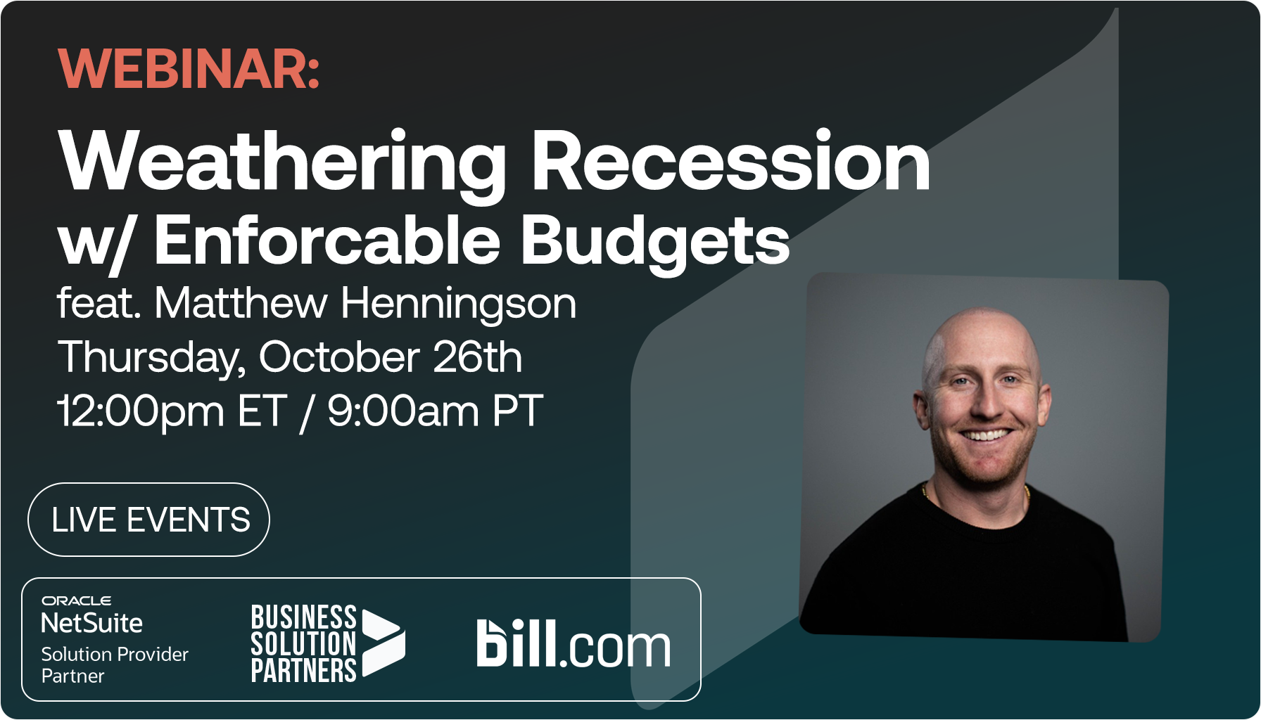 Webinar: Weathering Recession with Enforceable Budgets