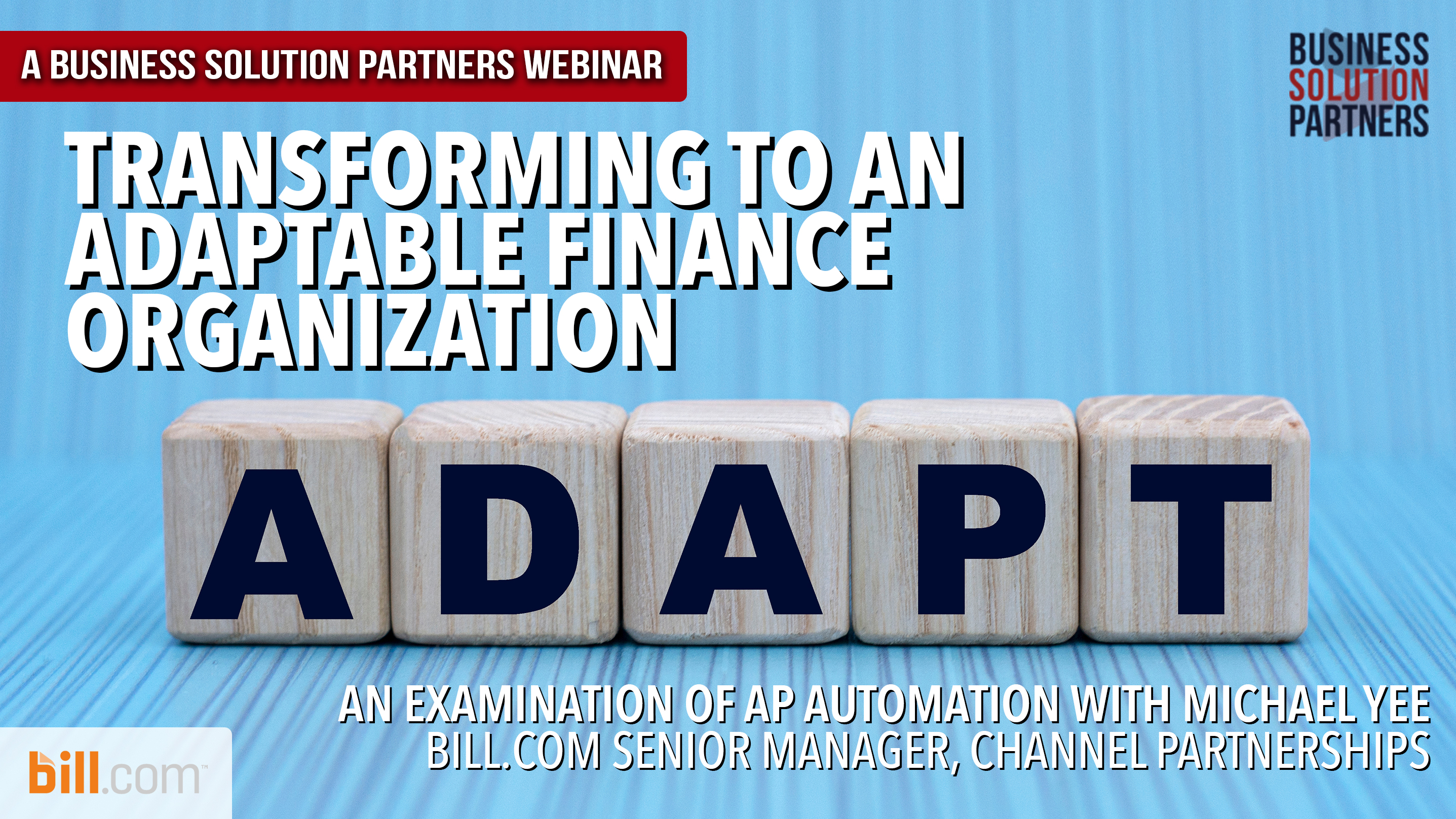 Webinar Recording: Transforming to An Adaptable Finance Organization