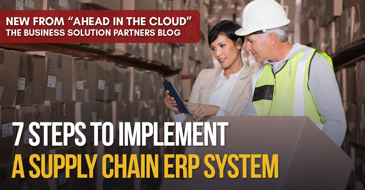 7 Steps To Implement A Supply Chain ERP System