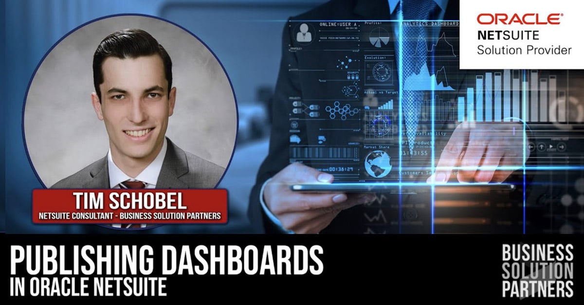 NetSuite Video Tutorial: Publishing Dashboards in Oracle NetSuite