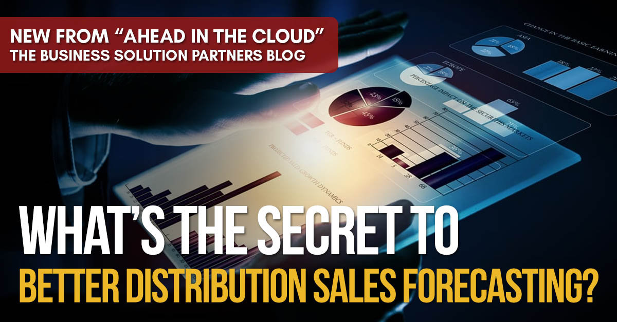 What’s The Secret To Better Distribution Sales Forecasting?